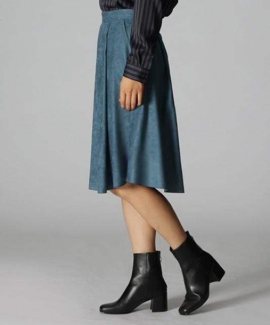 定価20,900円●UNTITLEDアンタイトル●洗えるフェイクスウェードスカート●ライトブルー < ブランド 定価20,900円●UNTITLEDアンタイトル●洗えるフェイクスウェードスカート●ライトブルー < ブランドの