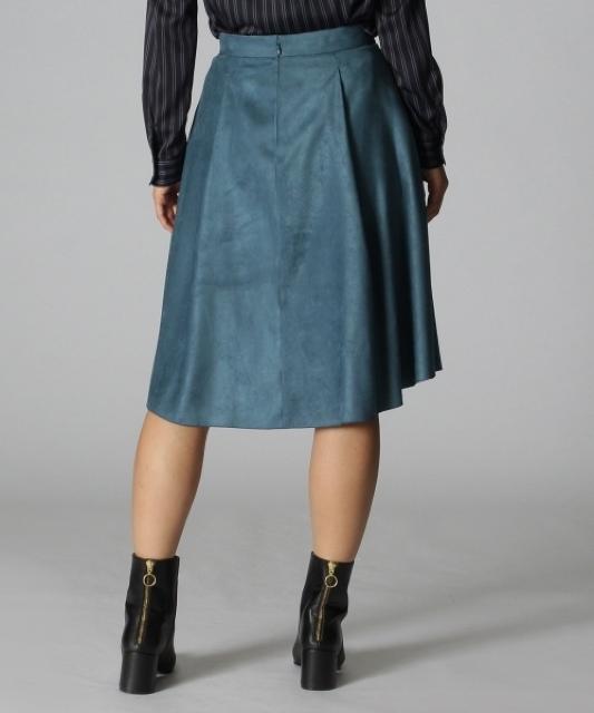 定価20,900円●UNTITLEDアンタイトル●洗えるフェイクスウェードスカート●ライトブルー < ブランド 定価20,900円●UNTITLEDアンタイトル●洗えるフェイクスウェードスカート●ライトブルー < ブランドの