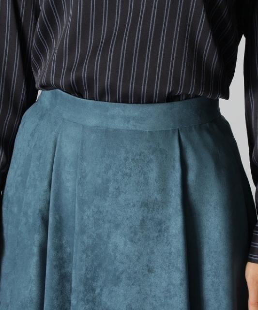 定価20,900円●UNTITLEDアンタイトル●洗えるフェイクスウェードスカート●ライトブルー < ブランド 定価20,900円●UNTITLEDアンタイトル●洗えるフェイクスウェードスカート●ライトブルー < ブランドの