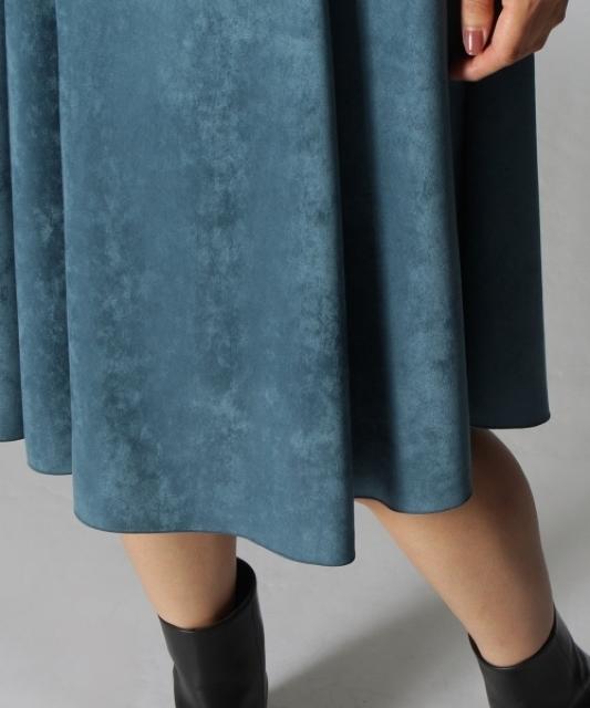 定価20,900円●UNTITLEDアンタイトル●洗えるフェイクスウェードスカート●ライトブルー < ブランド 定価20,900円●UNTITLEDアンタイトル●洗えるフェイクスウェードスカート●ライトブルー < ブランドの