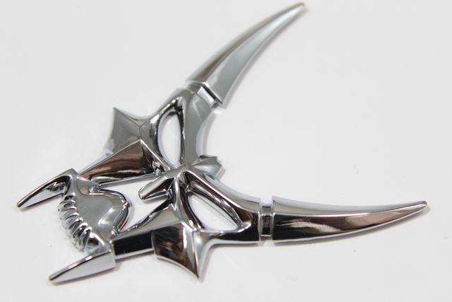 目立ち度抜群スカルエンブレム フロントリア、フェンダーに < 自動車/バイク 目立ち度抜群スカルエンブレム フロントリア、フェンダーに < 自動車/バイク