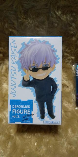 呪術廻戦 デフォルメフィギュア  + 缶バッジ 五条悟 < アニメ/コミック/キャラクター  呪術廻戦 デフォルメフィギュア  + 缶バッジ 五条悟 < アニメ/コミック/キャラクターの