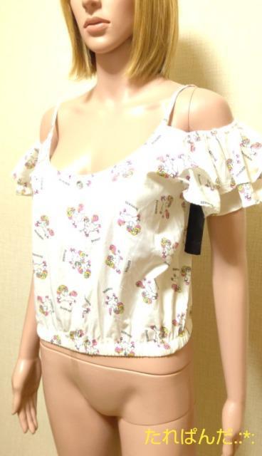 新品タグ付☆イチオク☆メルヘン柄のオフショルカットソーT196☆3点で即落 < 女性ファッション  新品タグ付☆イチオク☆メルヘン柄のオフショルカットソーT196☆3点で即落 < 女性ファッションの