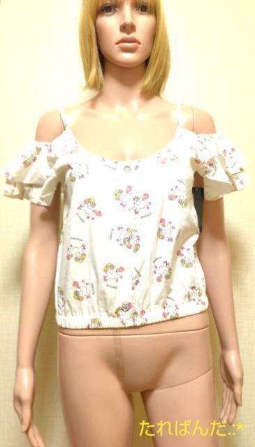新品タグ付☆イチオク☆メルヘン柄のオフショルカットソーT196☆3点で即落 < 女性ファッション  新品タグ付☆イチオク☆メルヘン柄のオフショルカットソーT196☆3点で即落 < 女性ファッションの