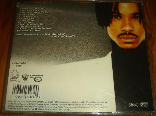 Tevin Campbell テヴィン・キャンベル - Back To The World CD < CD/DVD/ビデオ  Tevin Campbell テヴィン・キャンベル - Back To The World CD < CD/DVD/ビデオの