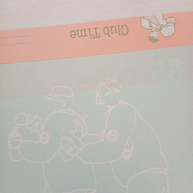 レポート用紙 CLUB TIME 昭和レトロ < アニメ/コミック/キャラクター  レポート用紙 CLUB TIME 昭和レトロ < アニメ/コミック/キャラクターの