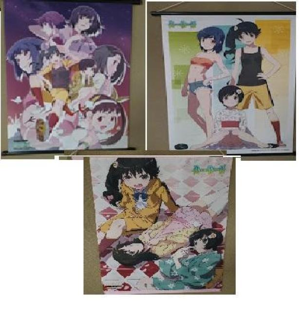 化物語 偽物語 タペストリー 3本セット < アニメ/コミック/キャラクター  化物語 偽物語 タペストリー 3本セット  < アニメ/コミック/キャラクターの