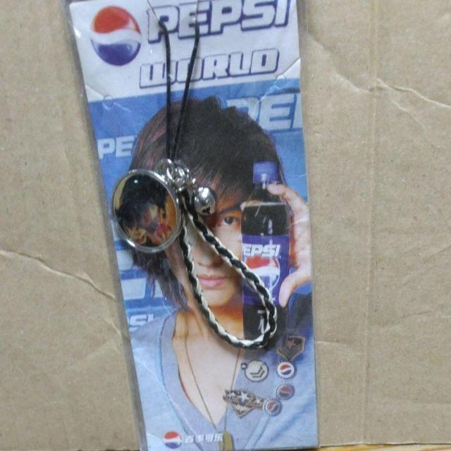 ☆ジェリー・イェン☆ペプシ写真入りストラップ < タレントグッズ  ☆ジェリー・イェン☆ペプシ写真入りストラップ < タレントグッズの