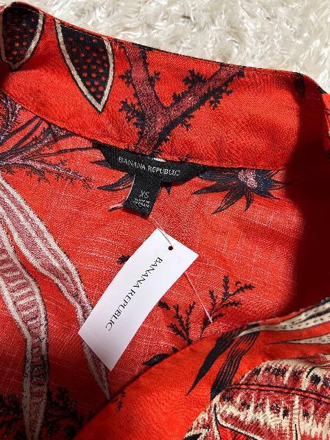 1.1���V�i�^�O�t��BANANA REPUBLIC���R�b�g��100%�����E�G�X�g���{���u���E�X