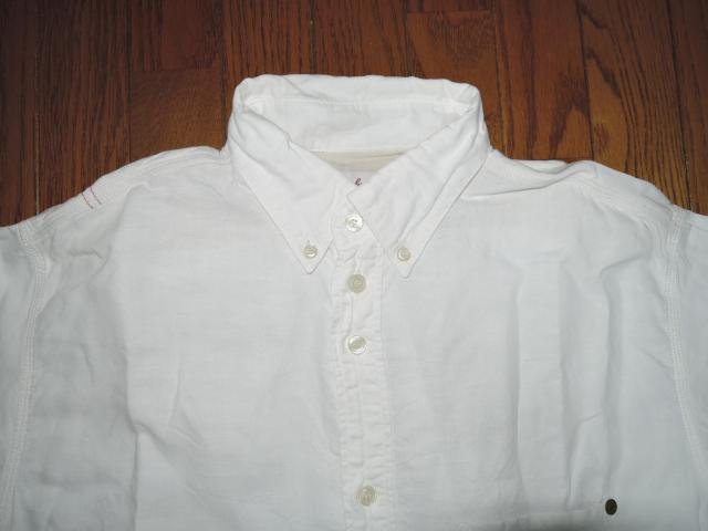 ANACHRONORM アナクロノーム 麻混 ワークシャツ 01 白 半袖シャツ < ブランド ANACHRONORM アナクロノーム 麻混 ワークシャツ 01 白 半袖シャツ < ブランドの