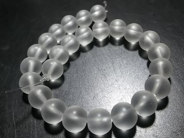 天然石★フロスト水晶 ラウンド8mm 半連 < 女性アクセサリー/時計 天然石★フロスト水晶 ラウンド8mm 半連 < 女性アクセサリー/時計の