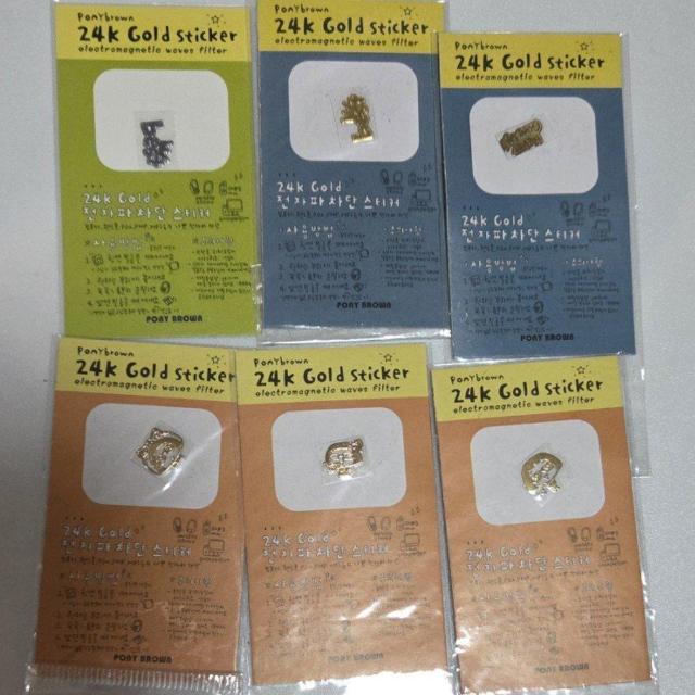 ViJ 24k Gold sticker dg΍V[ 6Zbg@   Ɠd/AV 