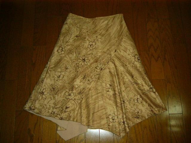 ★キャサリンロス 大人花柄デザインスウェード風スカート★着用1・2度!超激安! < ブランド ★キャサリンロス 大人花柄デザインスウェード風スカート★着用1・2度!超激安! < ブランドの