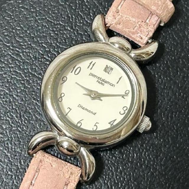 【訳あり】 pierretalamon ピエール タラモン 1Pダイヤ 腕時計 < 女性アクセサリー/時計 【訳あり】 pierretalamon ピエール タラモン 1Pダイヤ 腕時計 < 女性アクセサリー/時計の