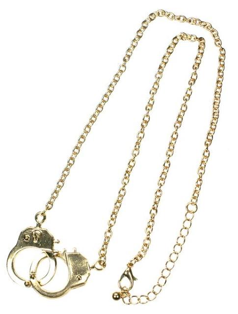 手錠ネックレス ゴールド ペンダント トップ チェーン モチーフ かっこいい 金色 メンズ レディース < 男性アクセサリー/時計  手錠ネックレス ゴールド ペンダント トップ チェーン モチーフ かっこいい 金色 メンズ レディース  < 男性アクセサリー/時計の