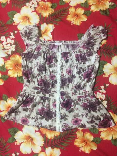 レストローズ☆バラ柄☆ノースリーブトップス☆ < ブランド  レストローズ☆バラ柄☆ノースリーブトップス☆  < ブランドの