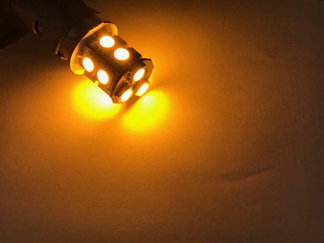 LED S25 シングル球24V用 13連 10個セット アンバー < 自動車/バイク LED S25 シングル球24V用 13連 10個セット アンバー < 自動車/バイク