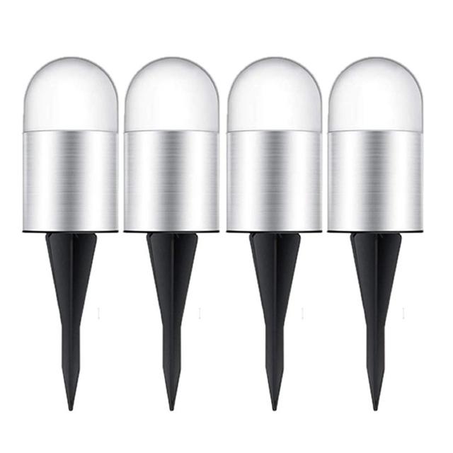 ソーラーライト 4個セット イエロー 光センサー 夜間 自動点灯 < 家電/AV ソーラーライト 4個セット イエロー 光センサー 夜間 自動点灯 < 家電/AVの