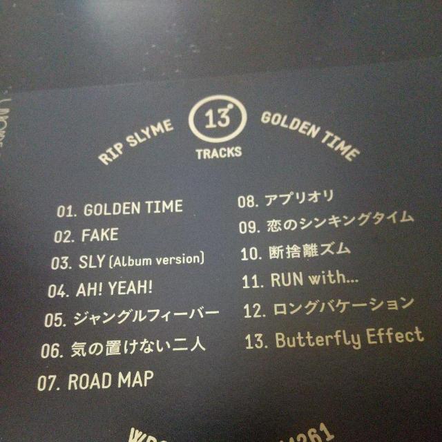 RIP SLYME『GOLDEN TIME』リップスライム RYO-Z PES < CD/DVD/ビデオ  RIP SLYME『GOLDEN TIME』リップスライム RYO-Z PES < CD/DVD/ビデオの
