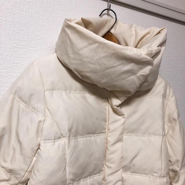 ◆ボリュームカラーダウン◆ダウン&フェザーダウンジャケット★ホワイトLL*冬コーデ♪美品 < 女性ファッション  ◆ボリュームカラーダウン◆ダウン&フェザーダウンジャケット★ホワイトLL*冬コーデ♪美品 < 女性ファッションの