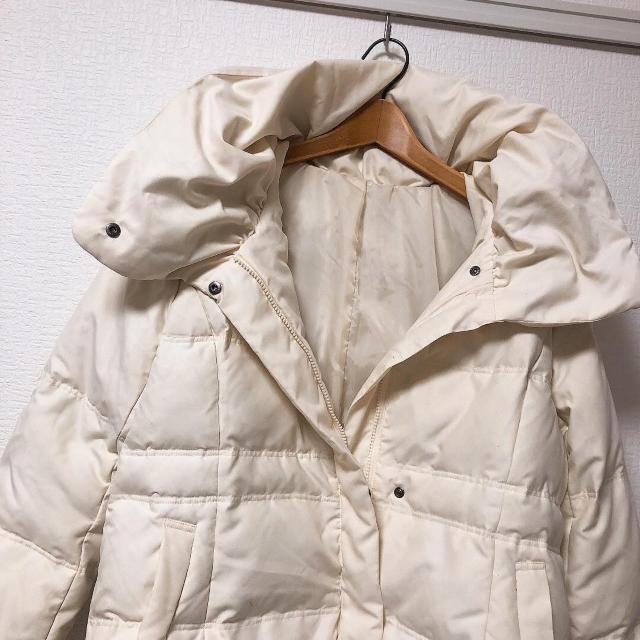 ◆ボリュームカラーダウン◆ダウン&フェザーダウンジャケット★ホワイトLL*冬コーデ♪美品 < 女性ファッション  ◆ボリュームカラーダウン◆ダウン&フェザーダウンジャケット★ホワイトLL*冬コーデ♪美品 < 女性ファッションの
