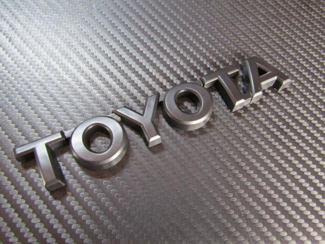 ●TOYOTA トヨタ ABS製 抜き文字タイプ MAD BLACK エンブレム新品! < 自動車/バイク ●TOYOTA トヨタ ABS製 抜き文字タイプ MAD BLACK エンブレム新品! < 自動車/バイク