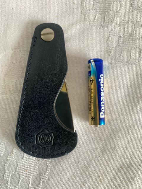 折りたたみ式靴ベラ インディゴ < 男性ファッション  折りたたみ式靴ベラ インディゴ < 男性ファッションの