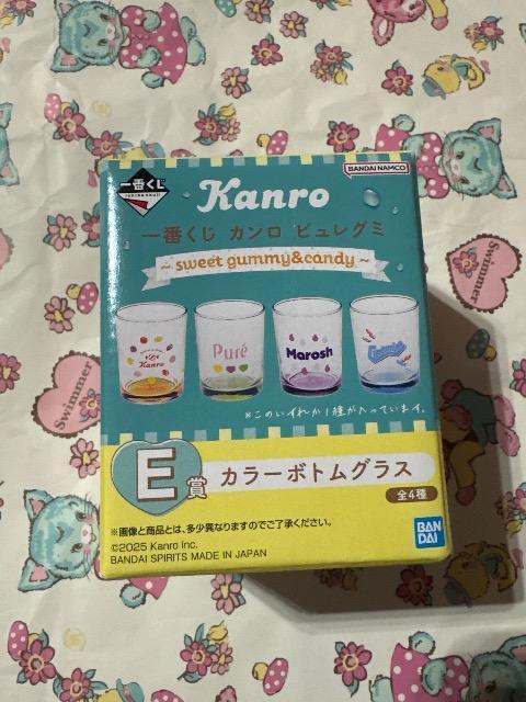 1番くじカンロピュレグミ★カラーボトムグラス カンロ < インテリア/ライフ 1番くじカンロピュレグミ★カラーボトムグラス カンロ < インテリア/ライフの