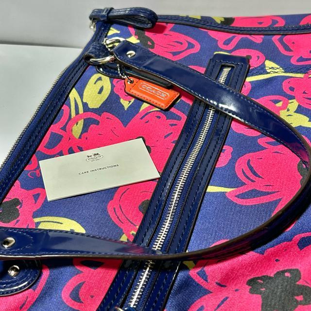 COACH �R�[�` �g�[�g�o�b�O �V�����_�[�o�b�O �o�b�O 22442 �i�C���� �p�e���g���U�[ �l�C�r�[ �s���N �� �u�����h�� 