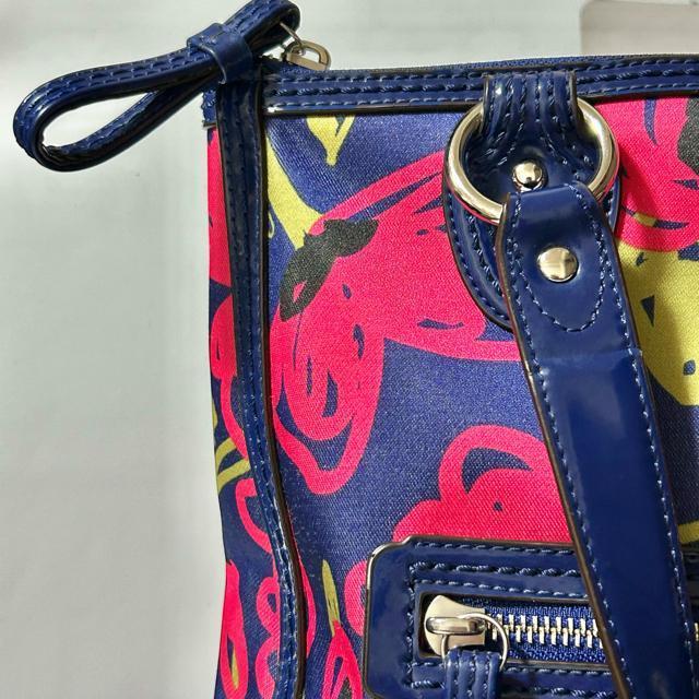 COACH �R�[�` �g�[�g�o�b�O �V�����_�[�o�b�O �o�b�O 22442 �i�C���� �p�e���g���U�[ �l�C�r�[ �s���N �� �u�����h�� 