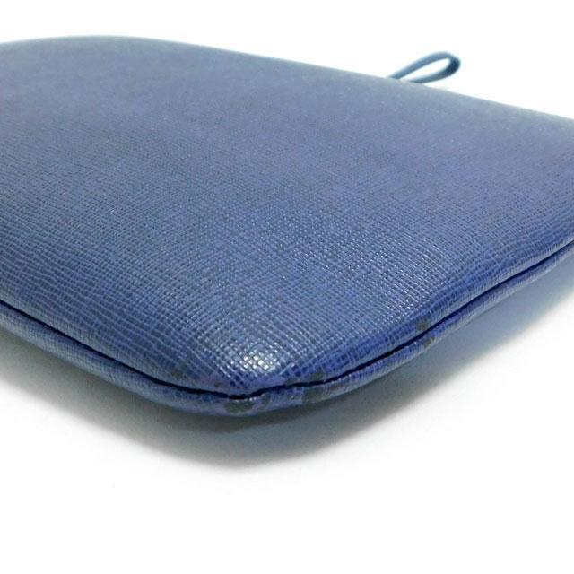 1000円 美品 FURLA フルラ クラッチバッグ セカンドバッグ ポーチ レザー 青 < ブランド 1000円 美品 FURLA フルラ クラッチバッグ セカンドバッグ ポーチ レザー 青 < ブランドの