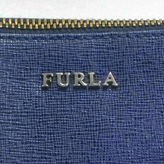 1000円 美品 FURLA フルラ クラッチバッグ セカンドバッグ ポーチ レザー 青 < ブランド 1000円 美品 FURLA フルラ クラッチバッグ セカンドバッグ ポーチ レザー 青 < ブランドの