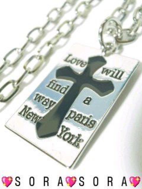 激シブ♪ドッグタグ風 クロスプレートネックレス < 男性アクセサリー/時計 激シブ♪ドッグタグ風 クロスプレートネックレス < 男性アクセサリー/時計の