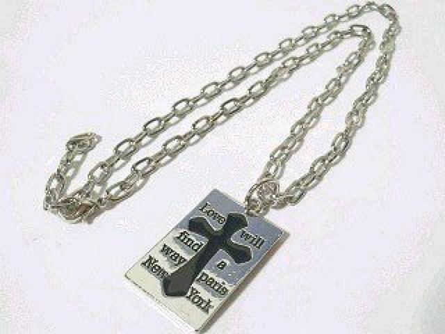 激シブ♪ドッグタグ風 クロスプレートネックレス < 男性アクセサリー/時計 激シブ♪ドッグタグ風 クロスプレートネックレス < 男性アクセサリー/時計の