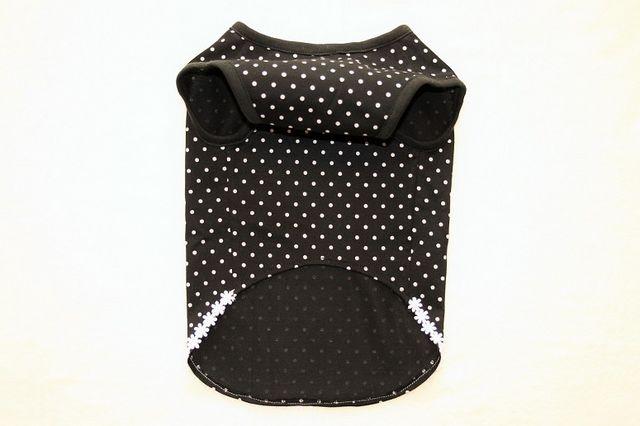 水玉ノースリーブTシャツ胴45cm(クロ) < ペット/手芸/園芸  水玉ノースリーブTシャツ胴45cm(クロ) < ペット/手芸/園芸の