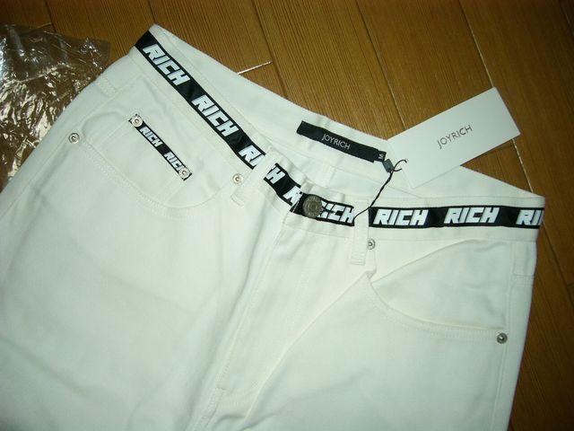 新品ジョイリッチJOYRICHホワイトデニムM白薄手定価半額以下 < ブランド  新品ジョイリッチJOYRICHホワイトデニムM白薄手定価半額以下 < ブランドの