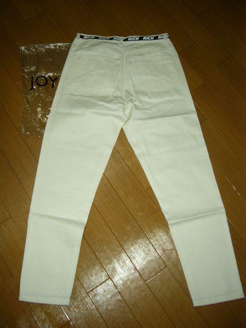 新品ジョイリッチJOYRICHホワイトデニムM白薄手定価半額以下 < ブランド  新品ジョイリッチJOYRICHホワイトデニムM白薄手定価半額以下 < ブランドの