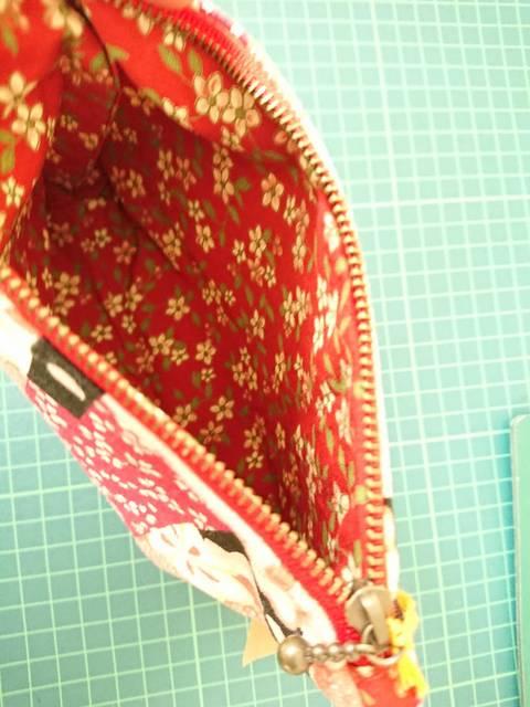 ハンドメイド 和柄 まち付きポーチ < 女性ファッション  ハンドメイド 和柄 まち付きポーチ < 女性ファッションの