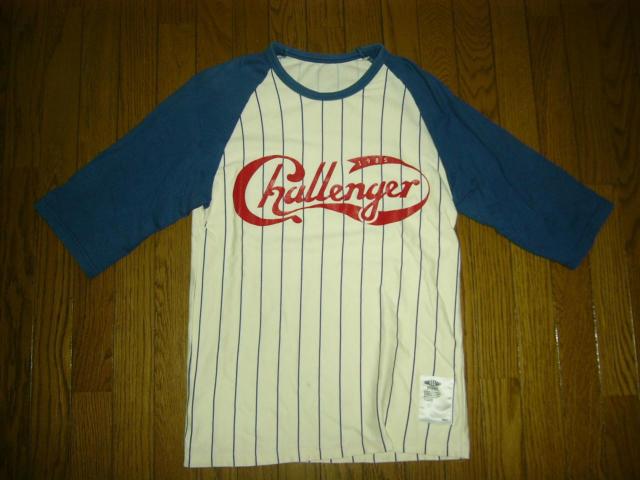 CHALLENGER チャレンジャー 7分丈 ロンTシャツ S ベールボール Tee カットソー LOGO ロゴ ストライプ < 男性ファッション CHALLENGER チャレンジャー 7分丈 ロンTシャツ S ベールボール Tee カットソー LOGO ロゴ ストライプ < 男性ファッションの