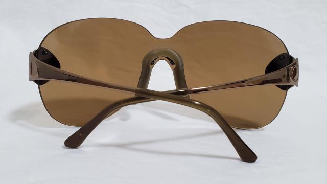 正規美 レア Dior ティアドロップ パイロット シールドサングラス 茶 ブロンズ CDロゴ 1枚ビッグレンズメタルアイウェア < ブランド  正規美 レア Dior ティアドロップ パイロット シールドサングラス 茶 ブロンズ CDロゴ 1枚ビッグレンズメタルアイウェア < ブランドの