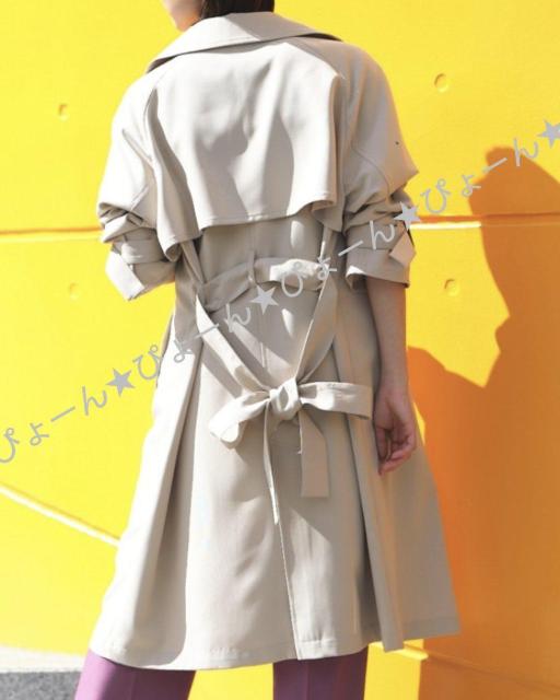 新品タグ3L〜4L★柔らかトレンチコート < 女性ファッション  新品タグ3L〜4L★柔らかトレンチコート < 女性ファッションの
