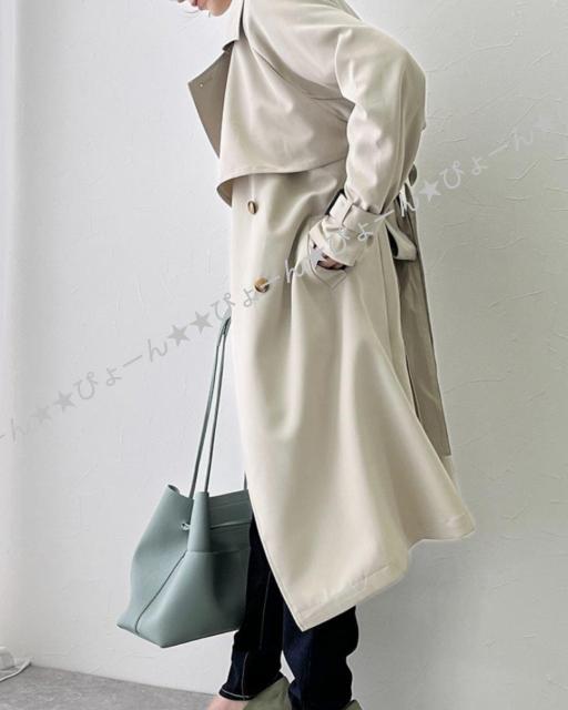 新品タグ3L〜4L★柔らかトレンチコート < 女性ファッション  新品タグ3L〜4L★柔らかトレンチコート < 女性ファッションの