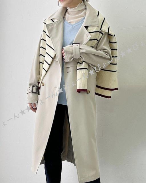 新品タグ3L〜4L★柔らかトレンチコート < 女性ファッション  新品タグ3L〜4L★柔らかトレンチコート < 女性ファッションの