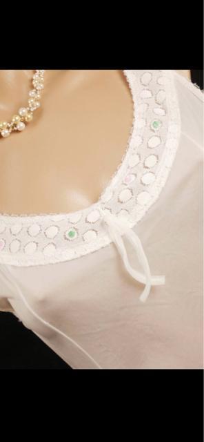 タンス整理品 衣類 おまとめOK ホームクリーニング済み スリップ ホワイト系 Mサイズくらい < 女性ファッション  タンス整理品 衣類 おまとめOK ホームクリーニング済み スリップ ホワイト系 Mサイズくらい < 女性ファッションの