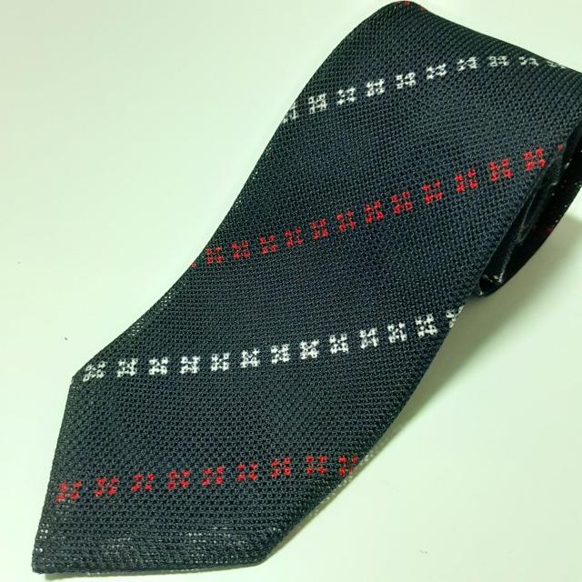 美品 Tenmaya ネクタイ 紺色系 ストライプ  555 < 男性ファッション  美品 Tenmaya ネクタイ 紺色系 ストライプ  555  < 男性ファッションの