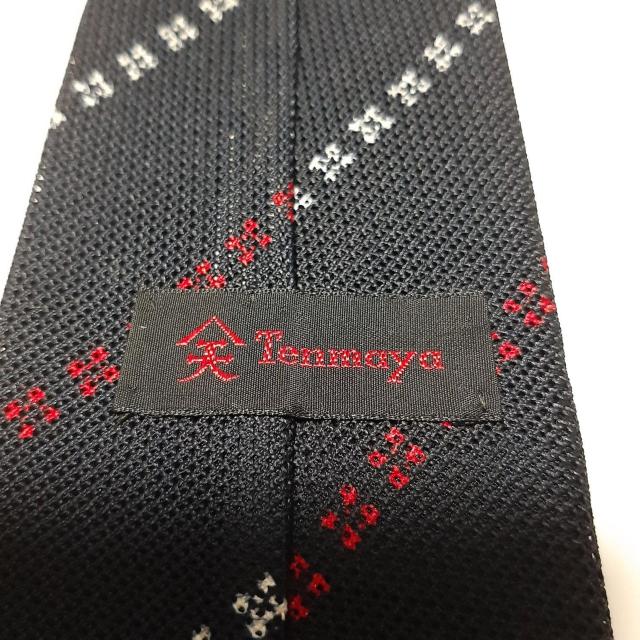 美品 Tenmaya ネクタイ 紺色系 ストライプ  555 < 男性ファッション  美品 Tenmaya ネクタイ 紺色系 ストライプ  555 < 男性ファッションの