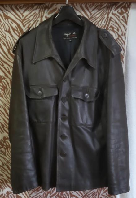 レア★agnes b.●アニエスベー●オールレザーJK●フランス製●40 < ブランド  レア★agnes b.●アニエスベー●オールレザーJK●フランス製●40  < ブランドの