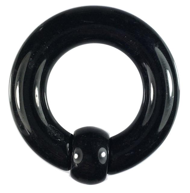 アクリルボディピアス キャプティブビーズリング ブラック 0G シンプル 耳 口 眉 軟骨 ヘリックス トラガス 黒 < 男性アクセサリー/時計  アクリルボディピアス キャプティブビーズリング ブラック 0G シンプル 耳 口 眉 軟骨 ヘリックス トラガス 黒  < 男性アクセサリー/時計の