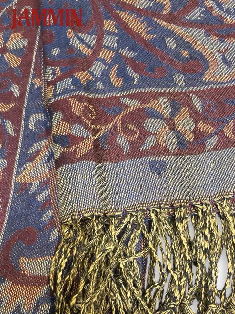 ペーズリー柄ストール アジアン ストール エスニック パシュミナ 男女兼用 < 女性ファッション  ペーズリー柄ストール アジアン ストール エスニック パシュミナ 男女兼用 < 女性ファッションの