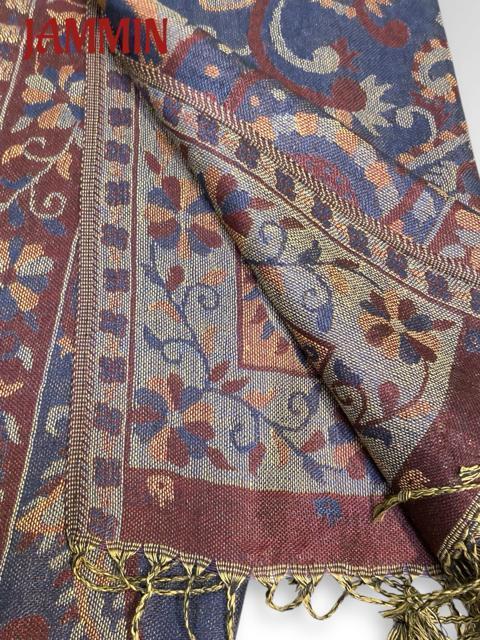 ペーズリー柄ストール アジアン ストール エスニック パシュミナ 男女兼用 < 女性ファッション  ペーズリー柄ストール アジアン ストール エスニック パシュミナ 男女兼用 < 女性ファッションの